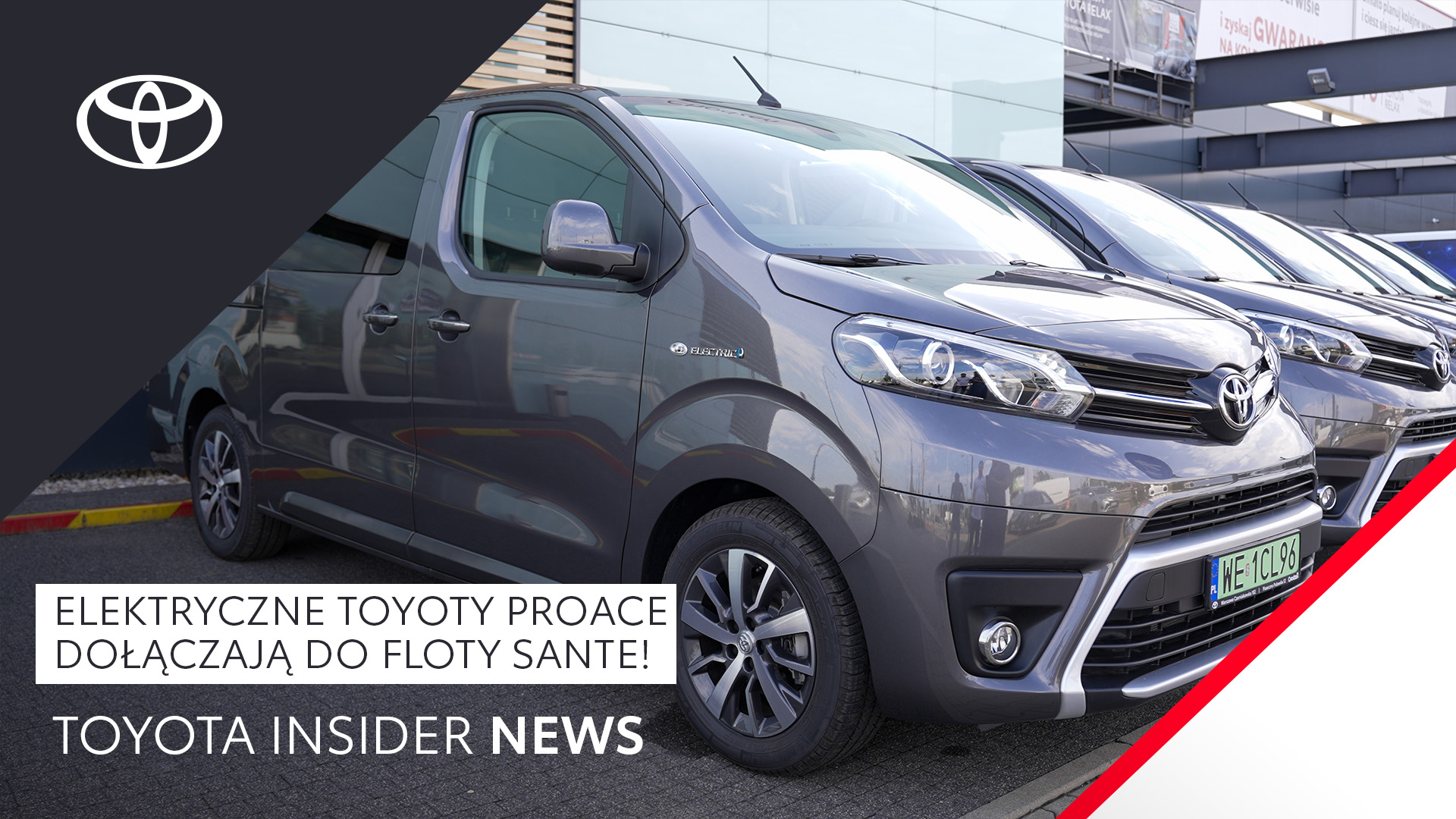 Elektryczne Toyoty PROACE dołączają do floty Sante! | Toyota Insider News