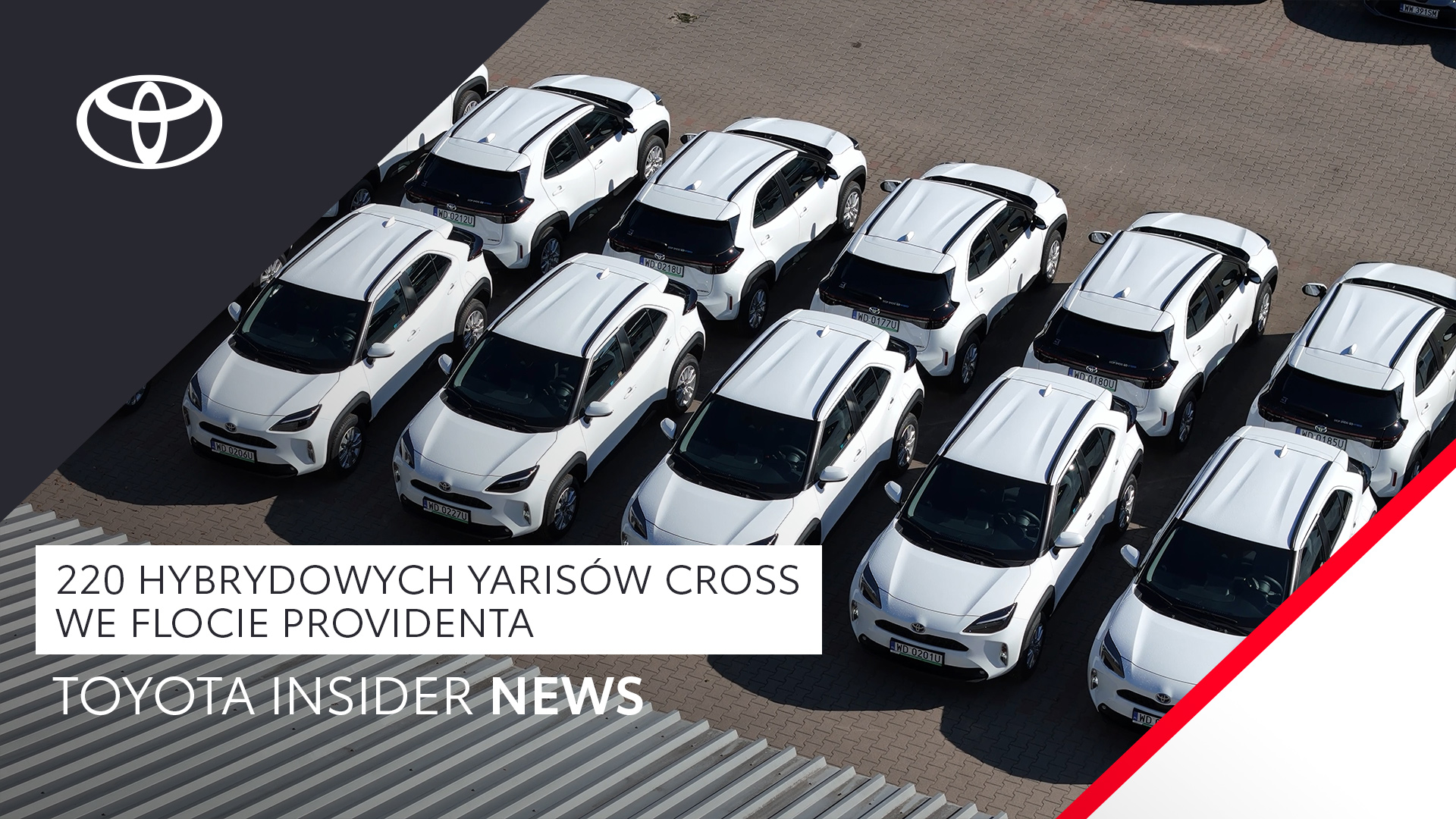 220 hybrydowych Yarisów Cross we flocie Providenta | Toyota Insider News