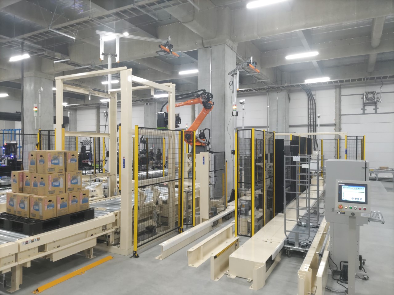 Depalletizing arm robot