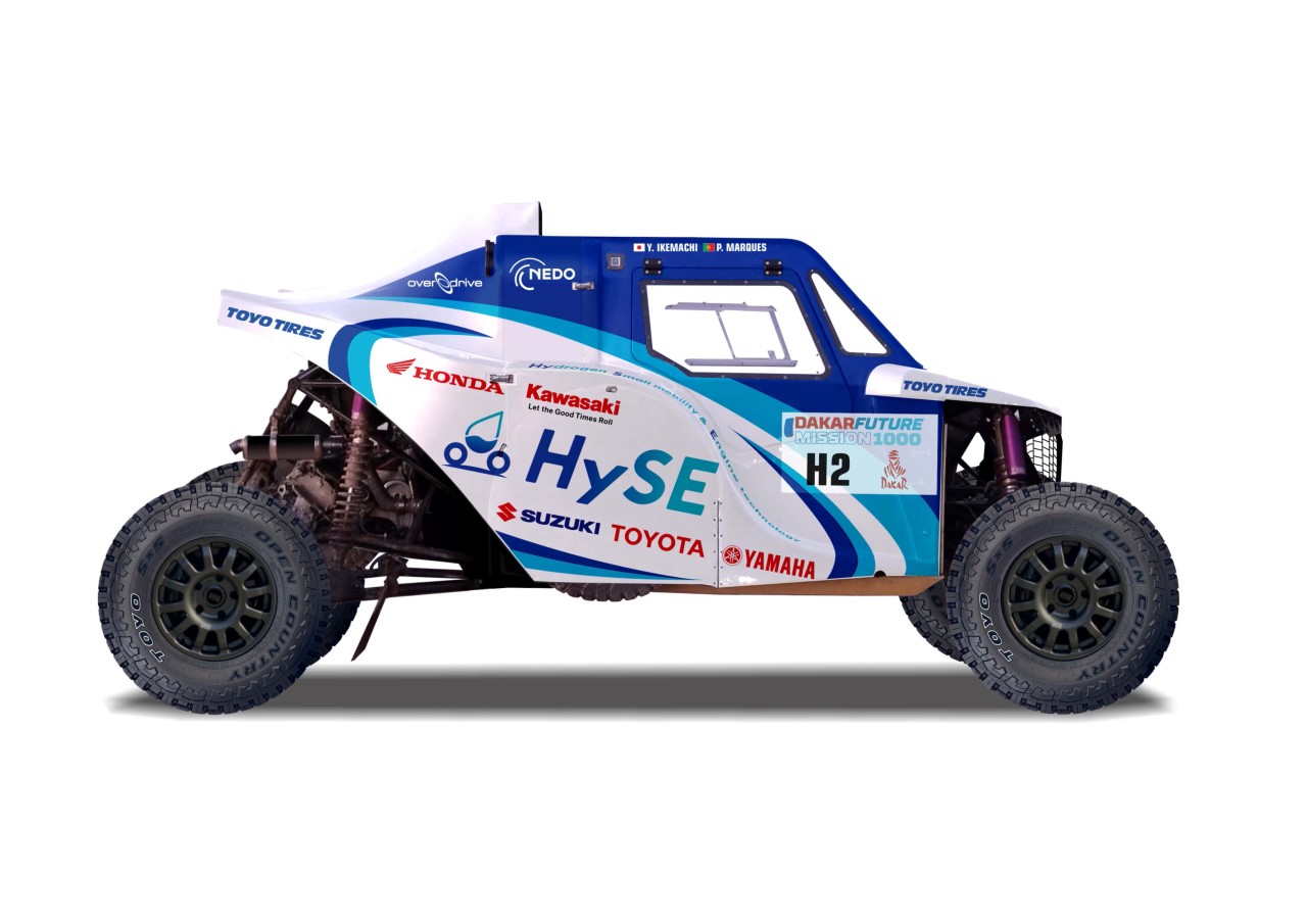 Pojazd HySE-X2 z wodorowym silnikiem spalinowym wystartuje w Rajdzie Dakar 2025