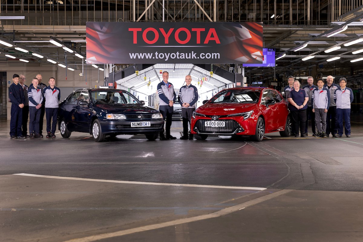 Toyota ve Velké Británii už vyrobila pět milionů vozů