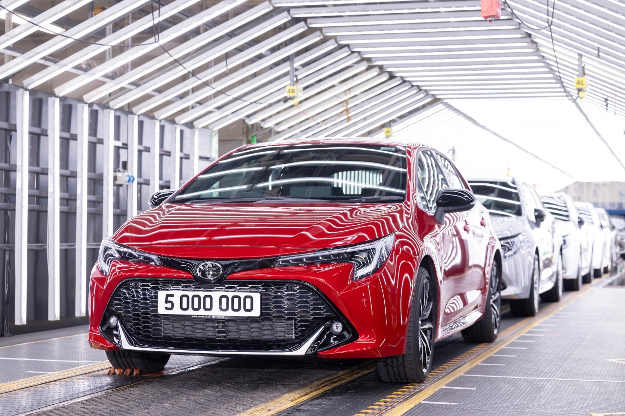 Toyota ve Velké Británii už vyrobila pět milionů vozů