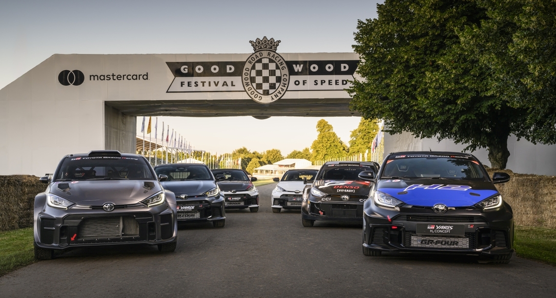 Technologie Toyoty se představily na Festivalu rychlosti v Goodwoodu