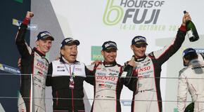 Tým TOYOTA GAZOO Racing slavil vítězství na domácí půdě na okruhu Fuji 