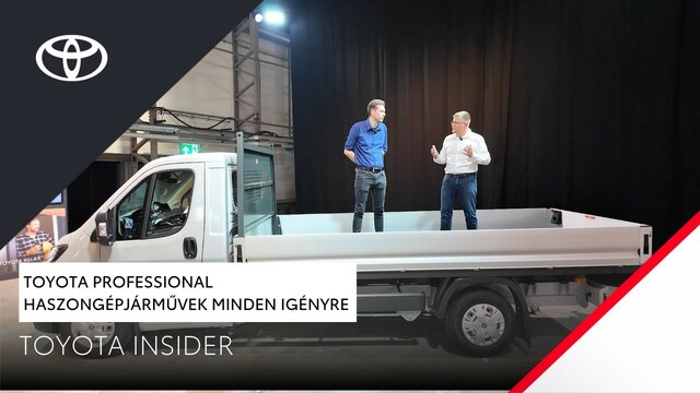 Toyota Professional: Haszongépjárművek minden igényre | Toyota Insider