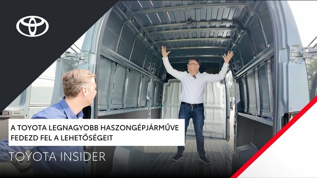 Toyota PROACE MAX - A Toyota legnagyobb haszongépjárműve | Toyota Insider